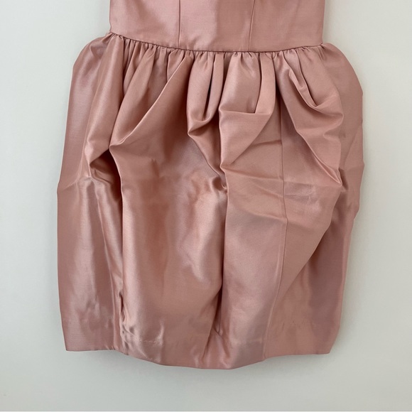 NWOT Zimmermann Matchmaker Bustier Wool-Silk Blush Pink Mini Dress 0 - Picture 4 of 16